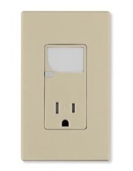 Decora Tamper-Resistant Combination Receptacle with LED Guidelight (T6525-I)