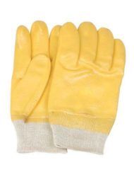 PVC Rough Finish Gloves, Knit Wrist (SEE799)