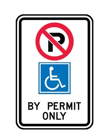 Handicap Parking Sign (SAX523)